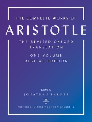 cover image of The Complete Works of Aristotle